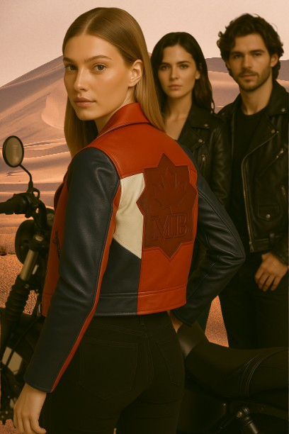 Royal Leather Jacket Back